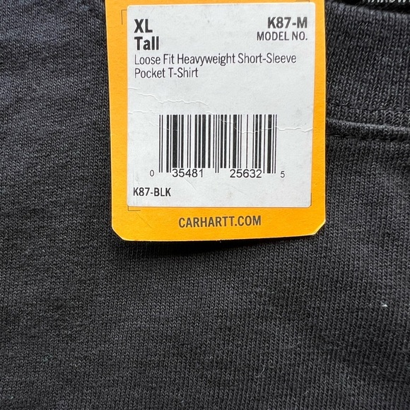 Carhartt LOOSE FIT HEAVYWEIGHT SHORT-SLEEVE POCKET T-SHIRT XL T - Picture 6 of 6